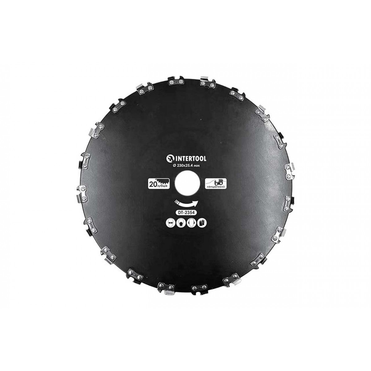 Диск для триммера Intertool 230мм x 20Т цепной (DT-2354)