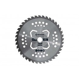 Диск для триммера Intertool 255мм x 40Т победитовый подрезной 4 (DT-2350)