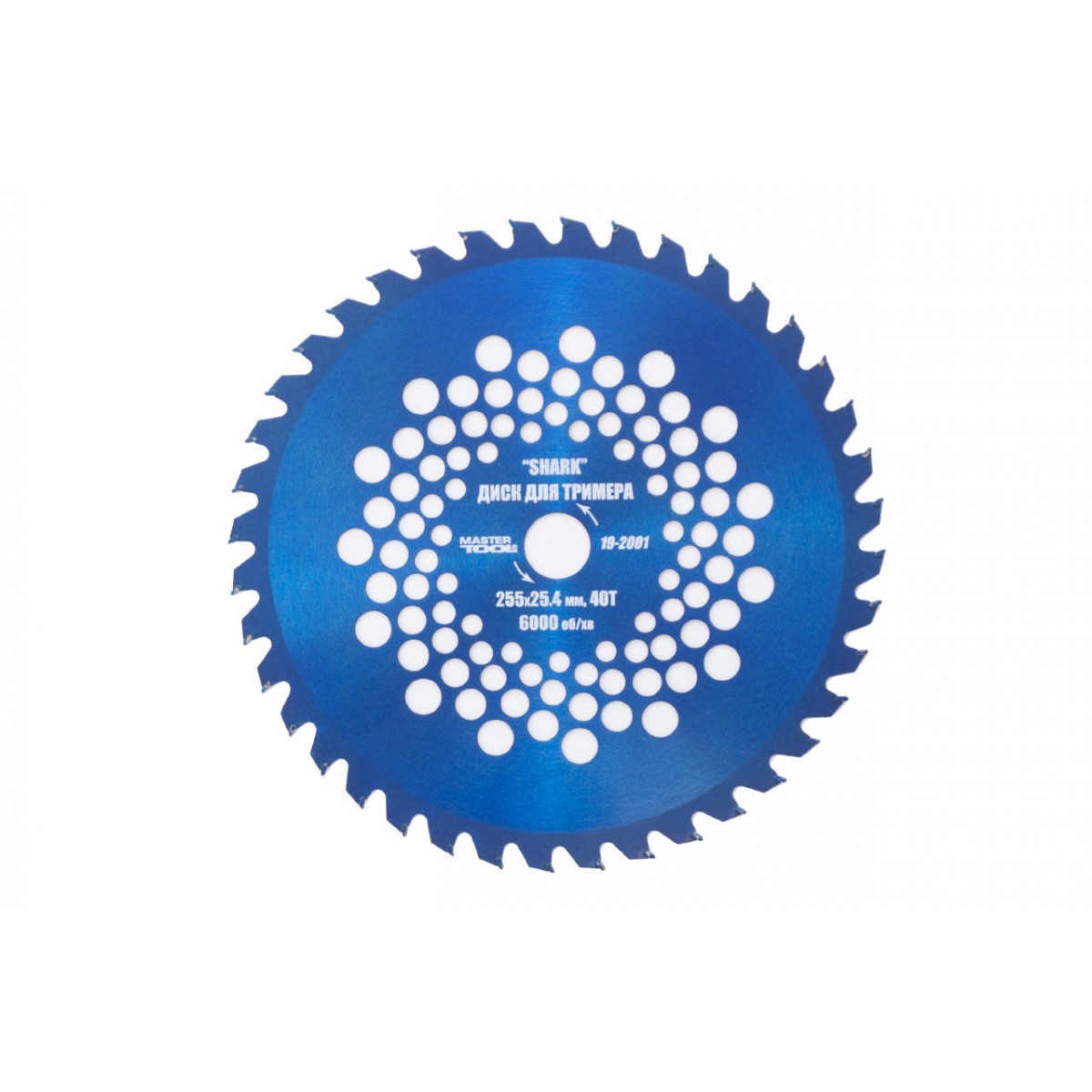 Диск для триммера Mastertool 255 мм x 40 Т Shark (19-2001)