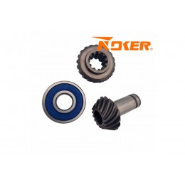 Редукторная пара 7T + подшипник Noker БК 40/44 (6536) Редукторная пара 7T + подшипник Noker БК 40/44 (6536)