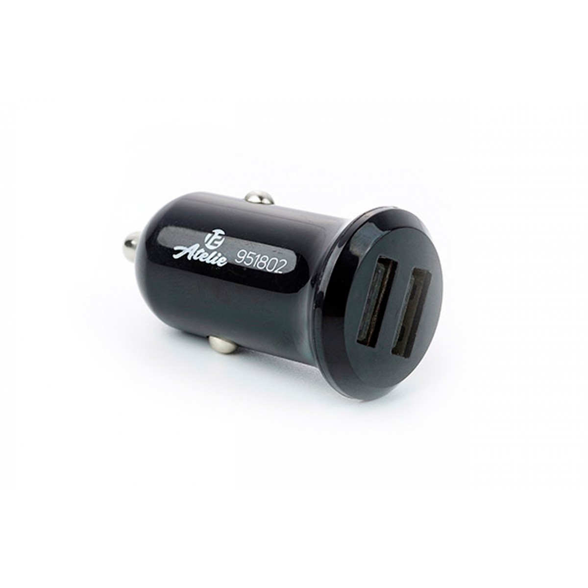 Автомобильное зарядное устройство 12 Atelie 2 USB x 5V x 2.1A черный (951802) Автомобильное зарядное устройство 12 Atelie 2 USB x 5V x 2.1A черный (951802)