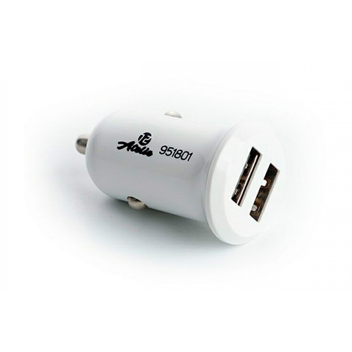 Автомобильное зарядное устройство 12 Atelie 2 USB x 5V x 2.1A белый (951801) Автомобильное зарядное устройство 12 Atelie 2 USB x 5V x 2.1A белый (951801)