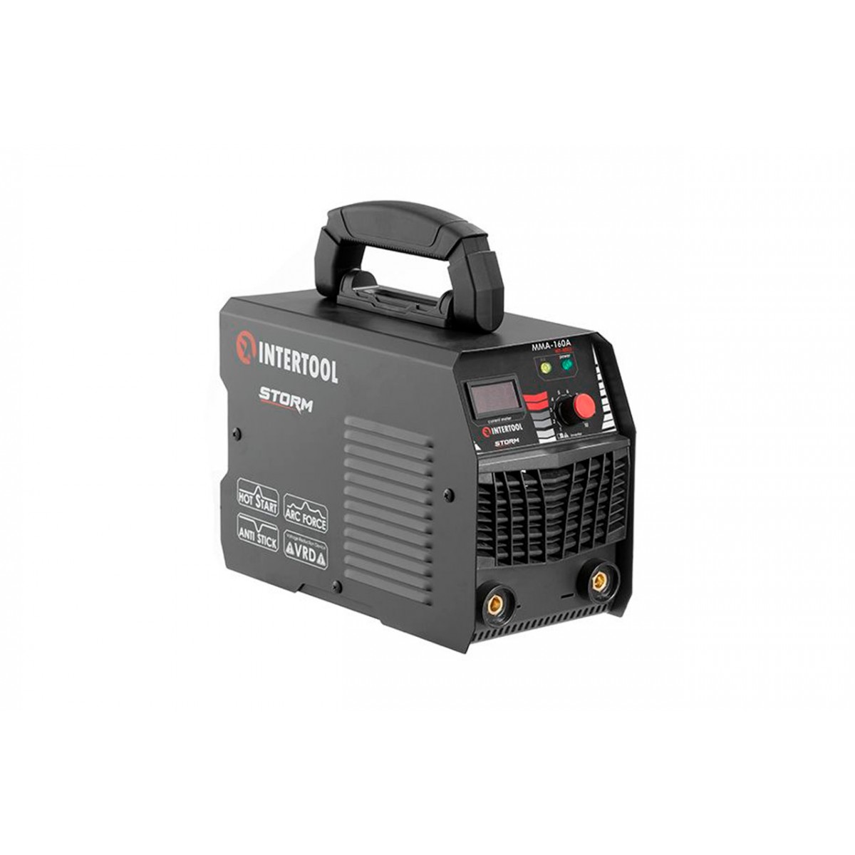 Аппарат сварочный инверторный Intertool-Storm MMA-160A x 7000Вт (WT-4003) Аппарат сварочный инверторный Intertool-Storm MMA-160A x 7000Вт (WT-4003)