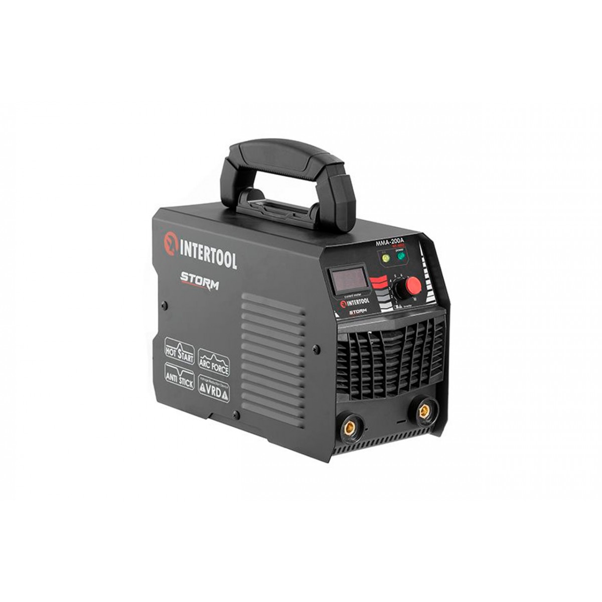 Аппарат сварочный инверторный Intertool-Storm MMA-200A x 9300Вт (WT-4005) Аппарат сварочный инверторный Intertool-Storm MMA-200A x 9300Вт (WT-4005)