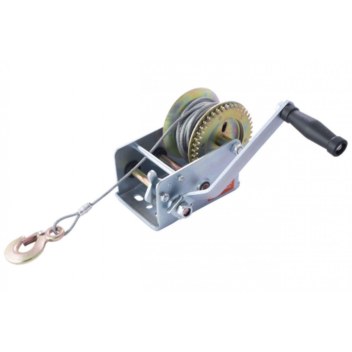 Лебедка барабанная Mastertool 900 кг x 10 м трос (86-8190)
