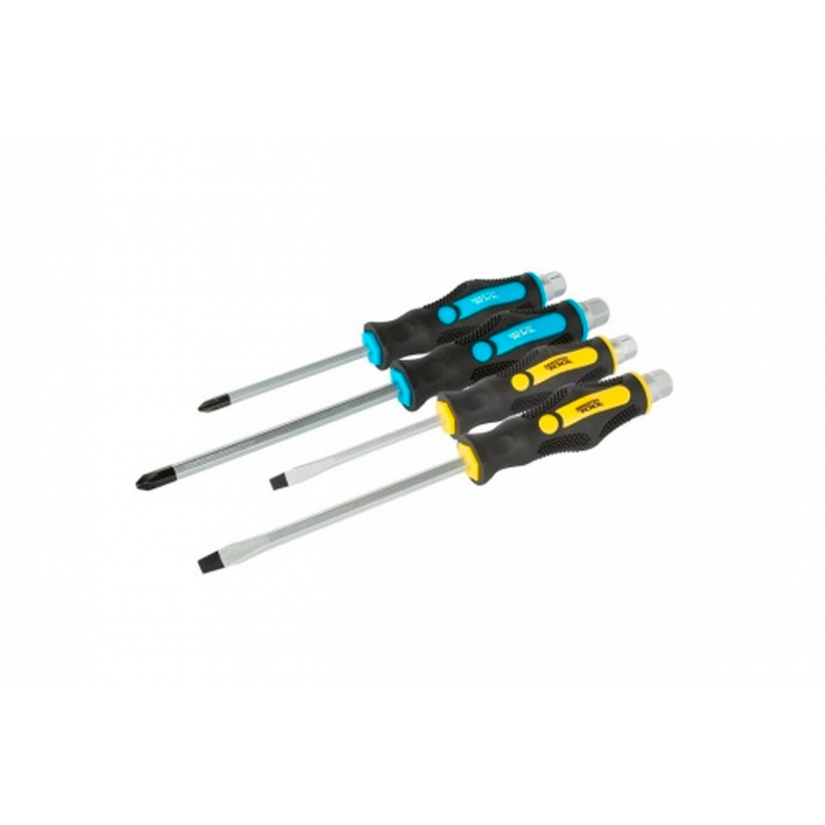 Набор отверток ударных Mastertool PH2 x PH3 x SL6 x SL8 (4шт) (40-1154)