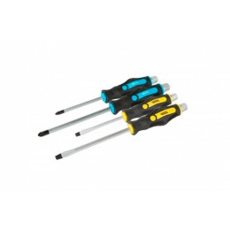 Набор отверток ударных Mastertool PH2 x PH3 x SL6 x SL8 (4шт) (40-1154)