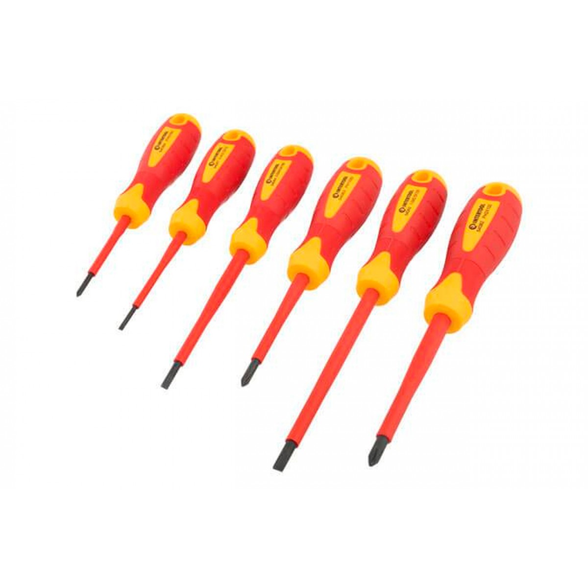 Набор отверток Intertool диэлектрических Storm (6 шт.) (VT-3606) Набор отверток Intertool диэлектрических Storm (6 шт.) (VT-3606)