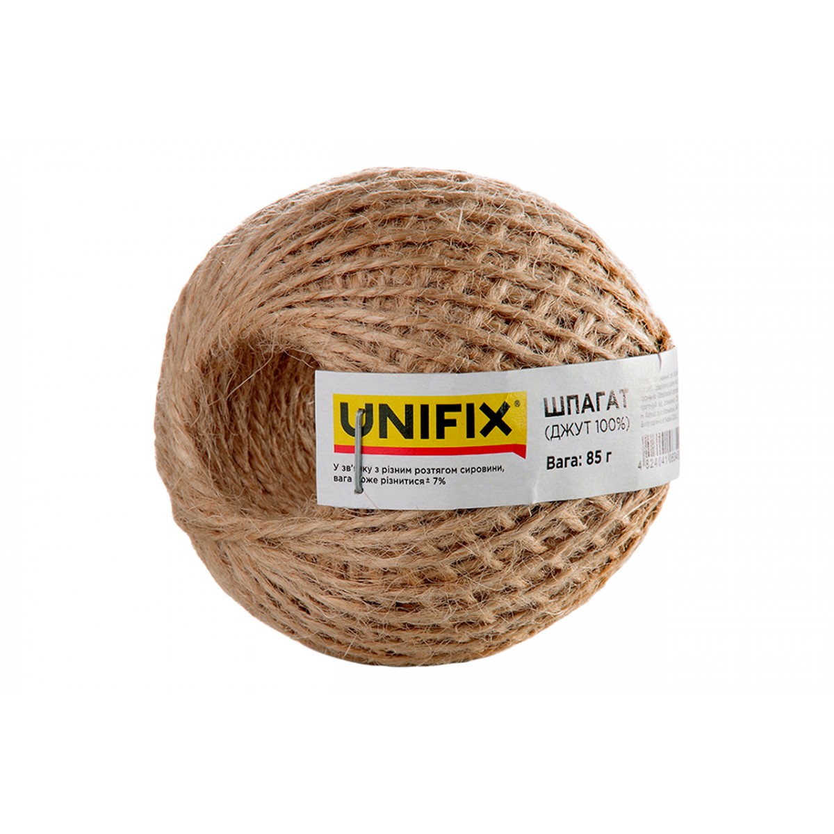 Шпагат джутовый Unifix 85г клубок (699649) Шпагат джутовый Unifix 85г клубок (699649)