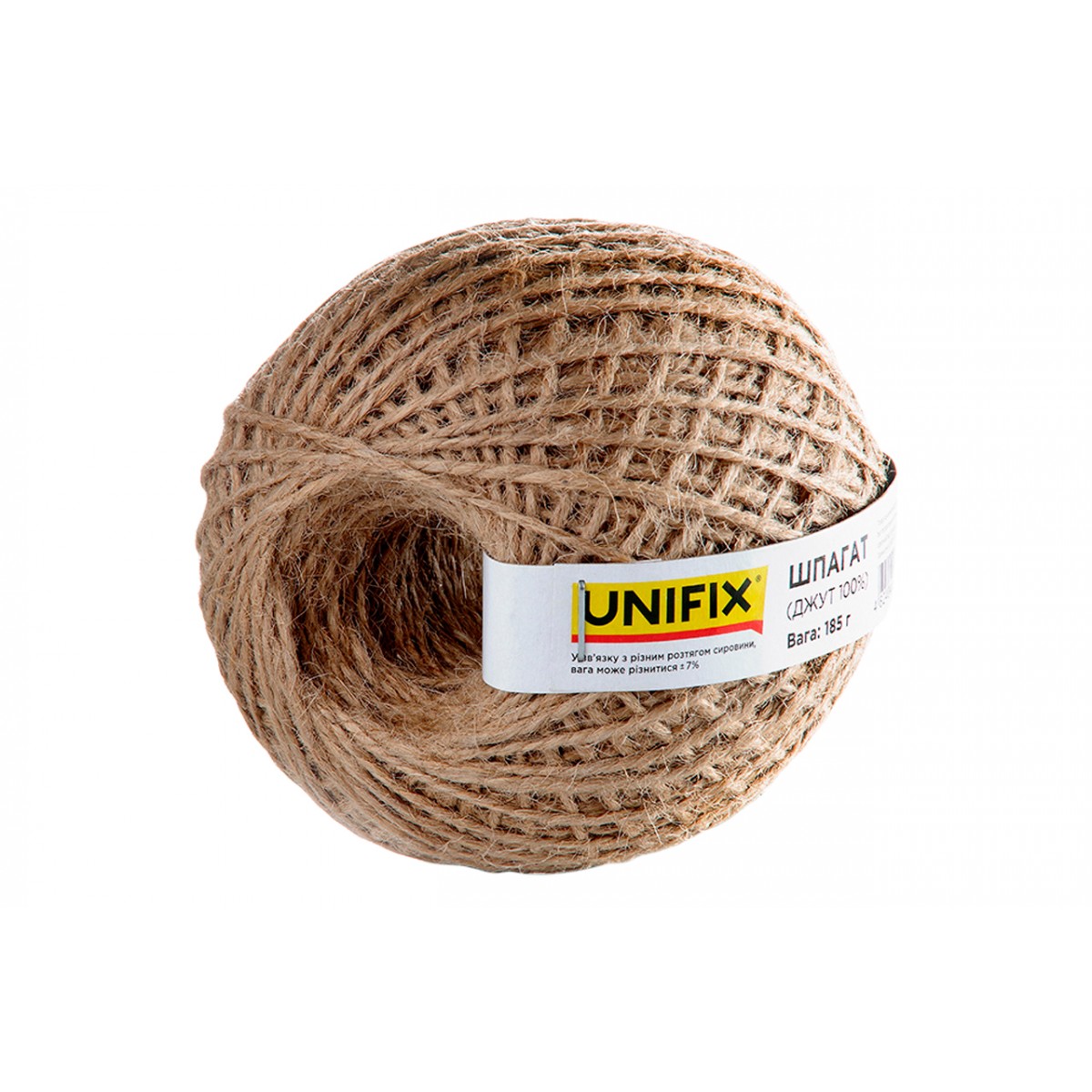 Шпагат джутовый Unifix 185г клубок (699650) Шпагат джутовый Unifix 185г клубок (699650)
