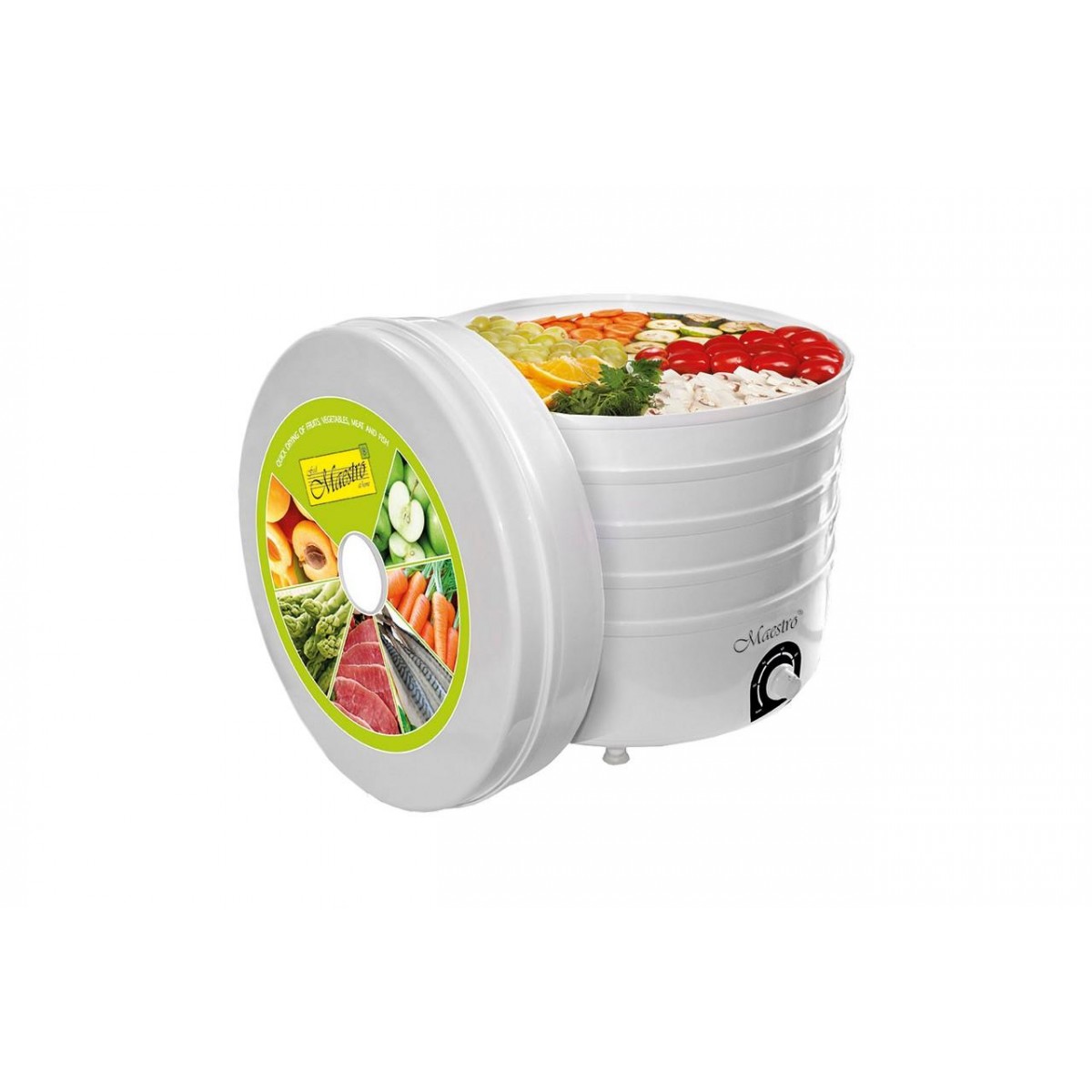 Сушилка для овощей и фруктов Maestro MR-766 (MR-766) 520 Вт белая