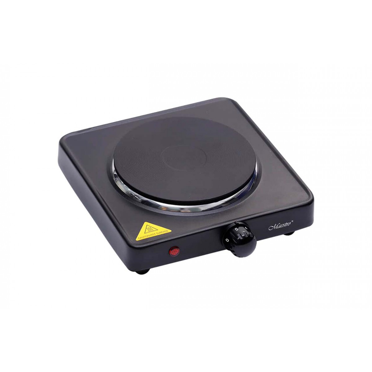 Плита электрическая Maestro 1 x 1000Вт чугун (MR-771-1) черная