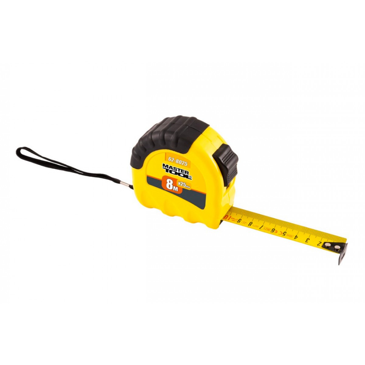 Рулетка Mastertool 8 м х 25 мм Shiftlock (62-8025)