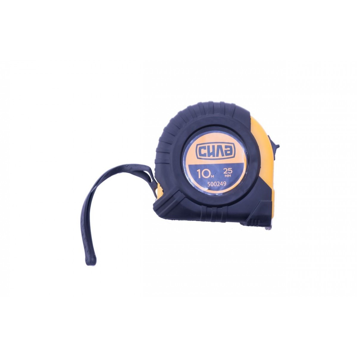 Рулетка Сила 10 м x 25 мм обрезиненная (500249)