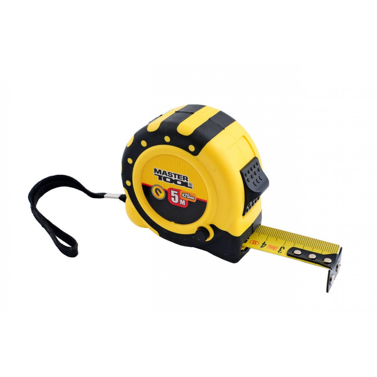 Рулетка Mastertool 5 м х 25 мм магнит (64-5025)