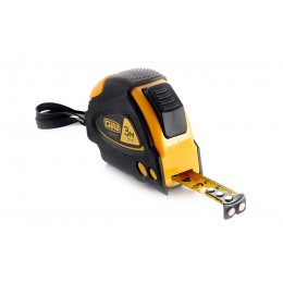 Рулетка Сила 3м x 16мм супер-магнит обрезиненная автостоп (500291)