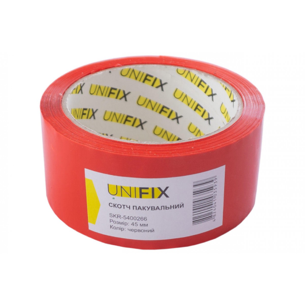 Скотч Unifix 45 мм x 80 м x 40 мкм красный (SKR-5400266)