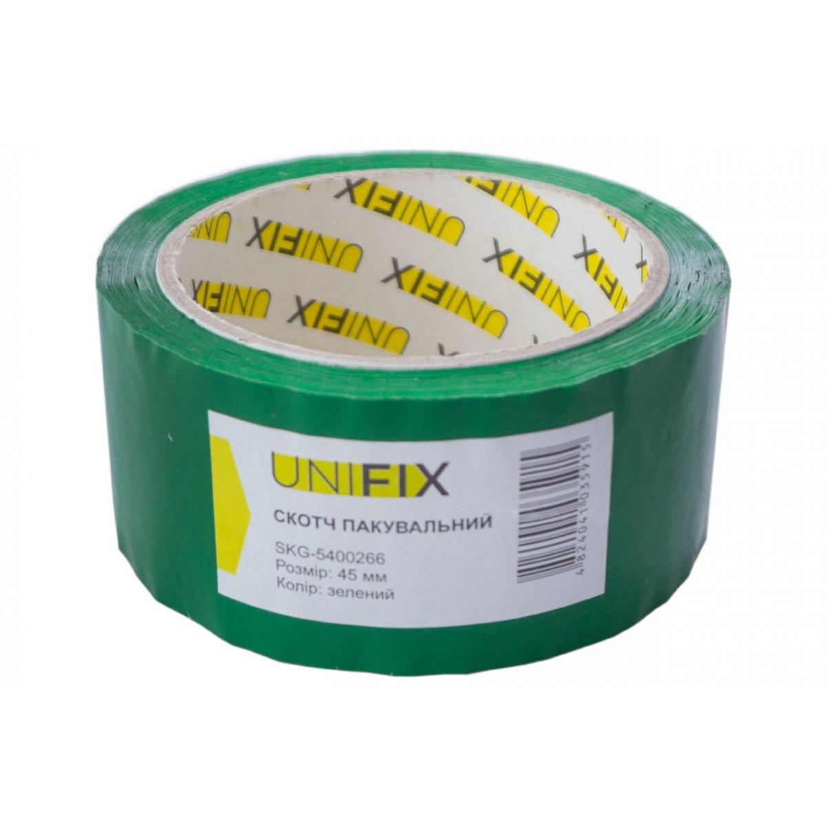 Скотч Unifix 45 мм x 80 м x 40 мкм зеленый (SKG-5400266)