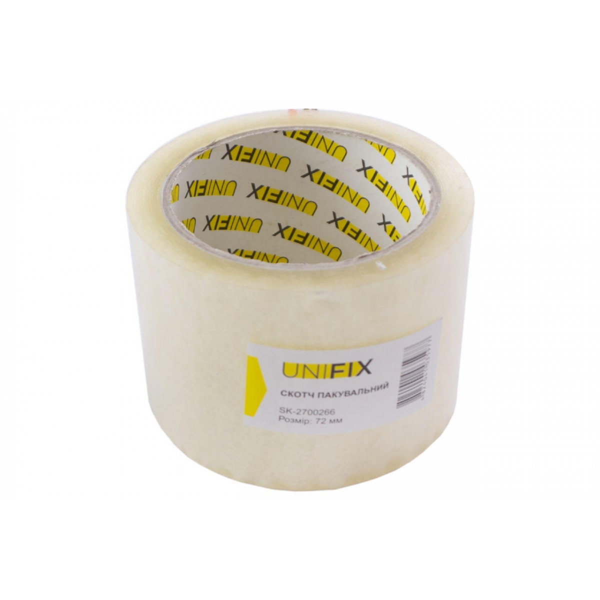 Скотч Unifix 72 мм x 80 м x 40 мкм прозрачный (SK-2700266)