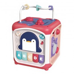 Бизикуб Aiyingle 668-108, 5 в 1 Красный