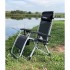 Шезлонги комплект 2шт Bonro BG-006 чорний + кишеня
