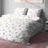 Постельное белье "LeLIT",Полисатин,Белый с принтом,Евро P-0163