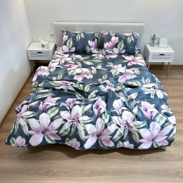 Постельное белье “LeLIT”, Поликотон,Зеленый,Евро, P-0112