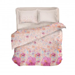 Постельное белье "LeLIT",Микрофибра,Светло-Розовый,Полтораспальный P-0137
