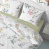 Постельное белье "LeLIT", Поплин, Зеленый с Белым, Полутораспальный, L-2043