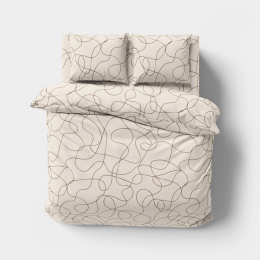 Постільна білизна “LeLIT” B-1208, Бязь, Півтораспальна