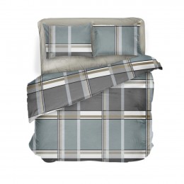 Постельное белье “LeLIT”, Бязь,Светло-Бежевый с зеленым,Полтораспальный, B-1140