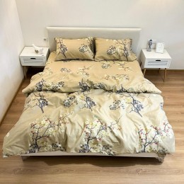 Постельное белье “LeLIT”,Поликотон,Бежевый,Семейный, P-0117