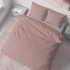 Постельное белье "LeLIT" Микрофибра,Розовый, Семейный, P-0125
