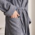Мужской махровый халат без капюшона «Lelit», Махра, Серый, S-M и L-XL. Мужской махровый халат без капюшона «Lelit», Махра, Серый, S-M и L-XL.