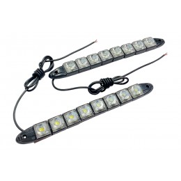 Дневные ходовые огни для авто дополнительный свет 8 LED (S-VEN-1141) Дневные ходовые огни для авто дополнительный свет 8 LED (S-VEN-1141)