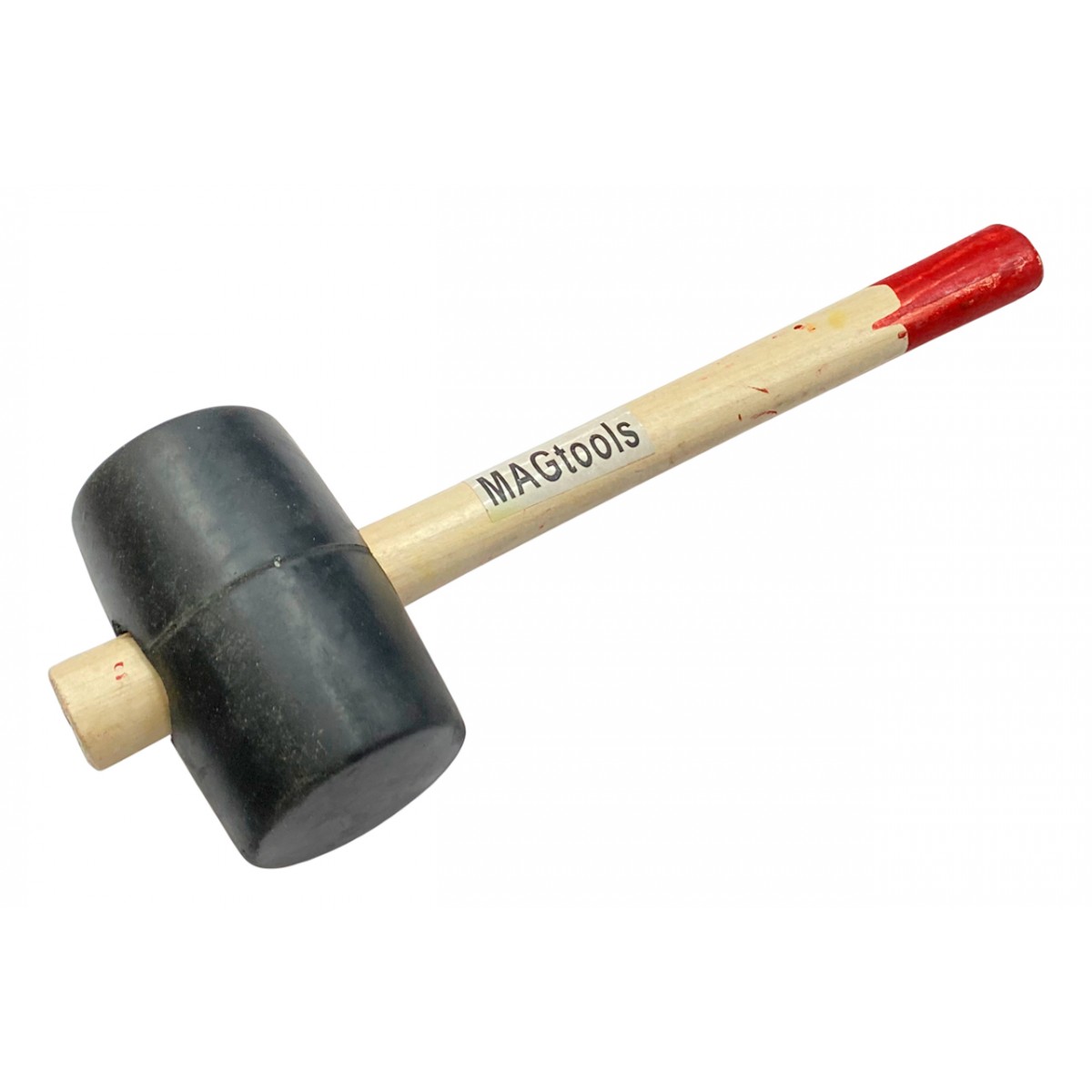 Киянка MAGtools 350г x 50мм черная резина ручка дерево (м-х-146) Киянка MAGtools 350г x 50мм черная резина ручка дерево (м-х-146)