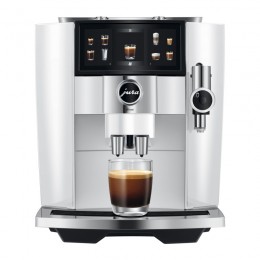 Кофемашина профессиональная для зернового кофе для дома и офиса Jura J8 twin Diamond White EA Кофемашина профессиональная для зернового кофе для дома и офиса Jura J8 twin Diamond White EA