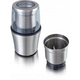 Кофемолка-измельчитель 2в1 HEINRICH'S HKW 8670 Серая