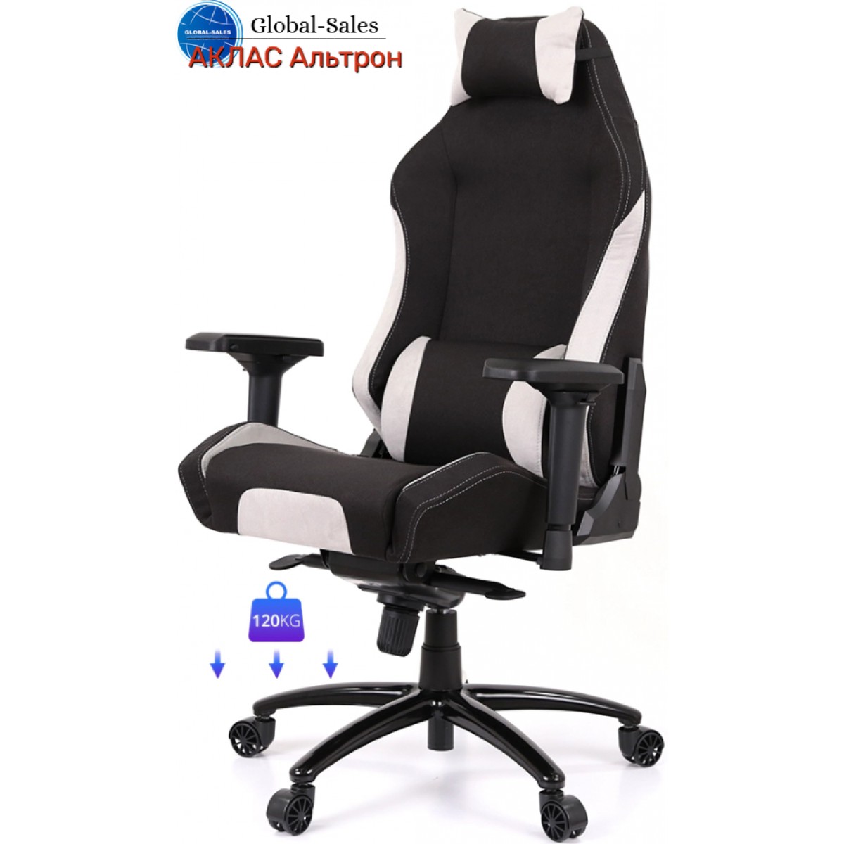Крісло геймерське АКЛАС Альтрон R-MB OT-R240 Чорний 