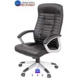 Крісло АКЛАС Атлант MP TILT (XY-7147) Чорний (PU-чорний)