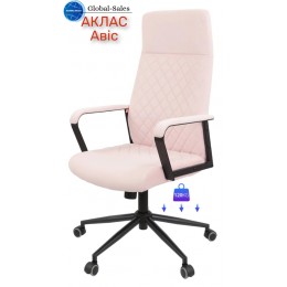 Крісло АКЛАС Авіс TILT Рожевий (Light pink fabric)