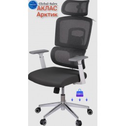 Крісло АКЛАС Арктик WT R-SR Сірий (LVB-306 Grey OS-3006 Grey)