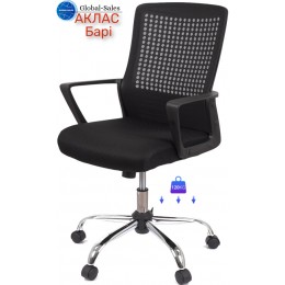 Крісло АКЛАС Барі KD TILT Чорний (Чорний)