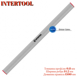 Правило трапециевидное Intertool 1500 мм (MT-2215)