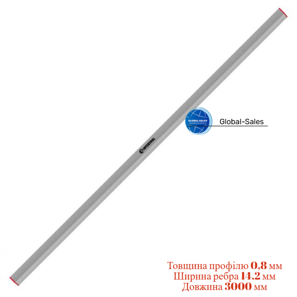 Правило трапециевидное Intertool 3000 мм (MT-2230)