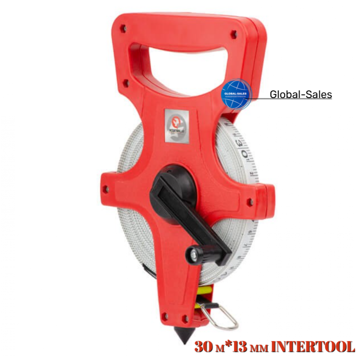 Рулетка Intertool 30м x 13мм геодезическая (MT-0753)