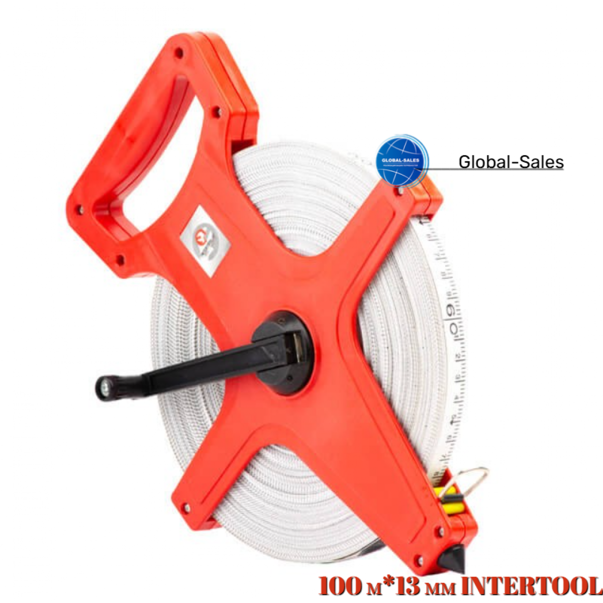 Рулетка Intertool 100 м x 13 мм геодезическая (MT-0760)