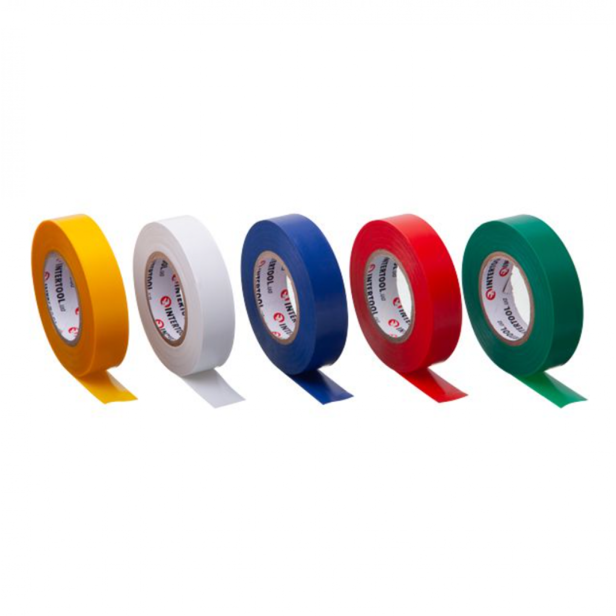 Лента изоляционная Intertool 20 м ассорти (IT-0024) 10 шт Лента изоляционная Intertool 20 м ассорти (IT-0024) 10 шт