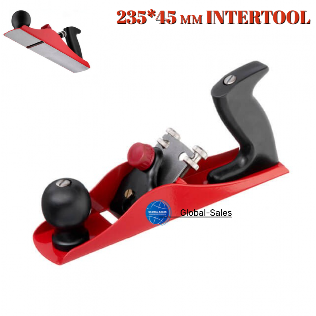 Рубанок Intertool металлический (HT-0045) Рубанок Intertool металлический (HT-0045)