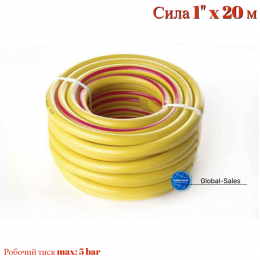 Шланг поливочный Сила 1" x 20 м оазис (550649)